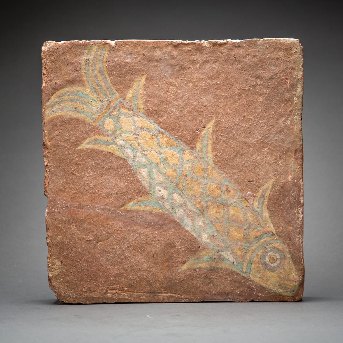 Assyrian Glazed Tile, 900 BCE - 700 BCE