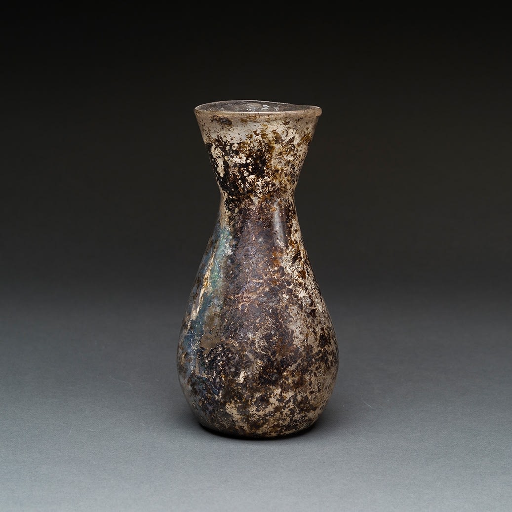 Roman Glass Vase, 100 CE - 300 CE