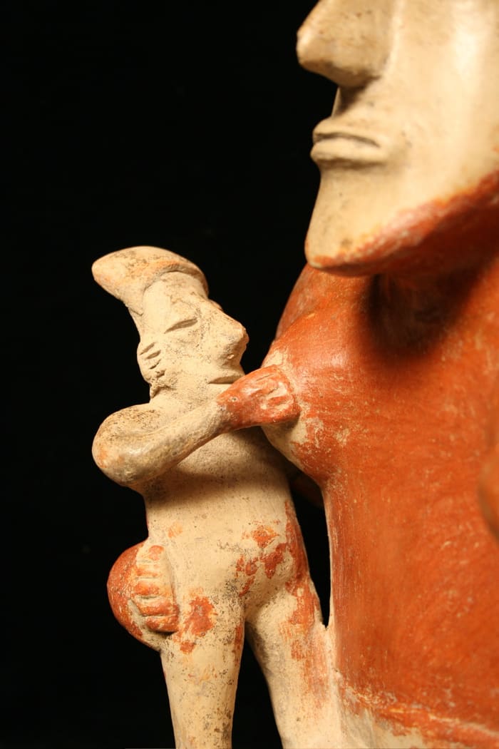 Ameca-Ezatlán Style Jalisco Mother and Child, 300 BCE - 300 CE