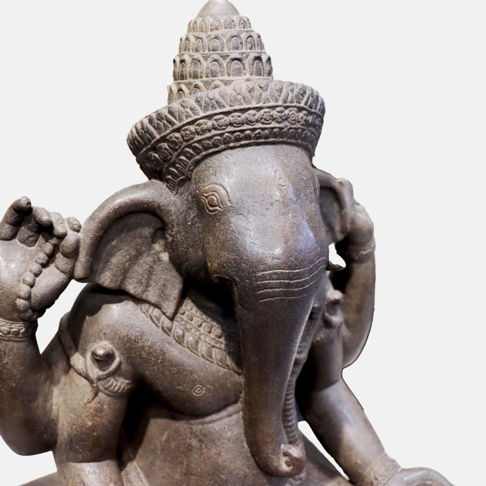 Khmer Seated Figure of Ganesh, Twelfth to Thirteenth Century AD