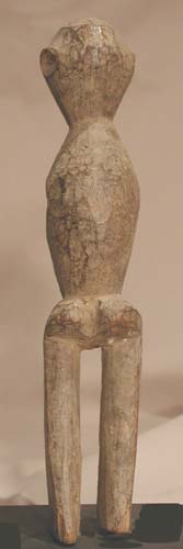 Lobi Wooden Bateba Sculpture of a Man, 20th Century CE