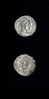 Silver Denarius of Emperor Elagabalus, 220 CE - 222 CE