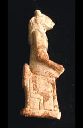 New Kingdom Faience Amulet of Sekhmet, 1600 BCE - 1100 BCE