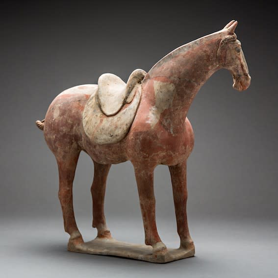 Tang Dynasty Funerary Figure of a Horse, AD 618 - AD 906
