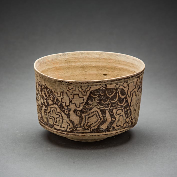 Indus Valley Terracotta Vessel./// published 9070, 3500 BCE - 2000 BCE