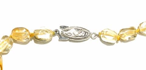 Necklace Of Citrine Beads