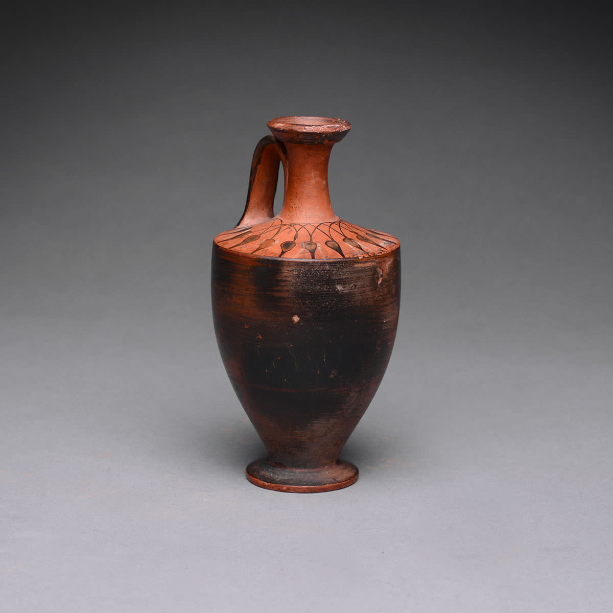 Greek Glazed Lekythos, 6 Century BCE - 4th Century BCE