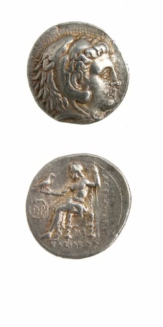 Macedonian Silver Tetradrachm of Alexander the Great, 336 BCE - 323 BCE
