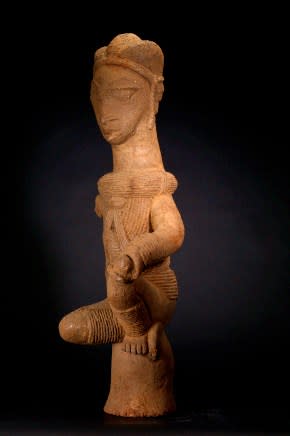 Nok Terracotta Sculpture of a Woman, 400 BCE - 200 CE