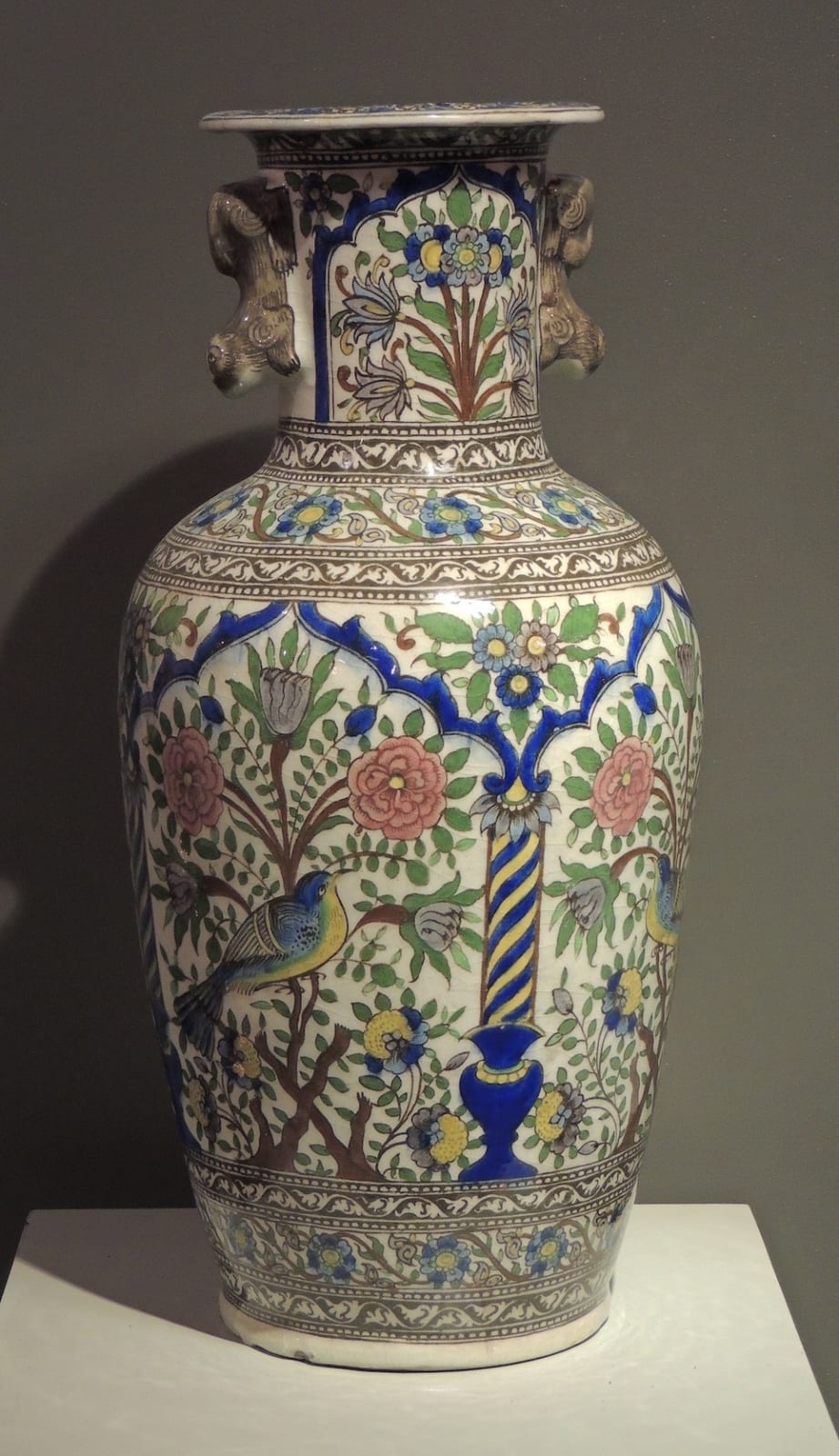 Large Qajar period vase, 1785 CE - 1925 CE