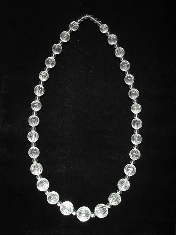 Rock Crystal Bead Necklace