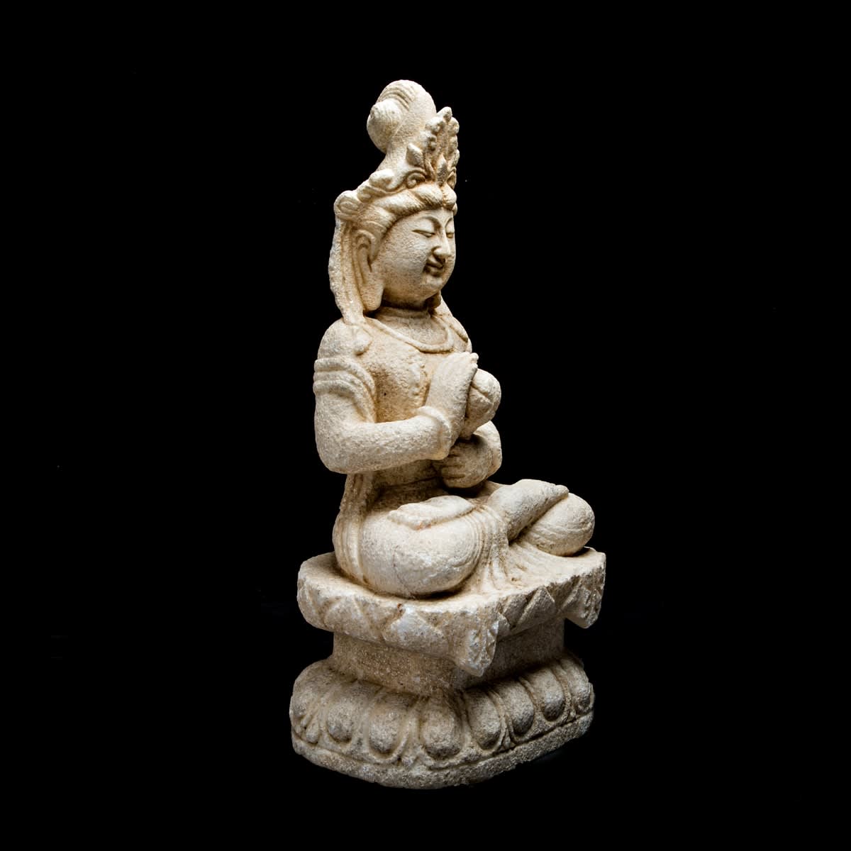 Qing Marble Guanyin, 1644 AD to 1912 AD