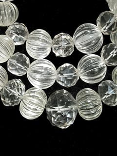 Rock Crystal Bead Necklace