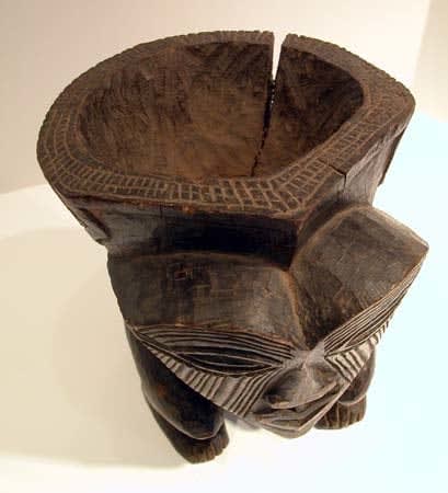 Kuba Wooden Palm Wine Cup, 20th Century CE