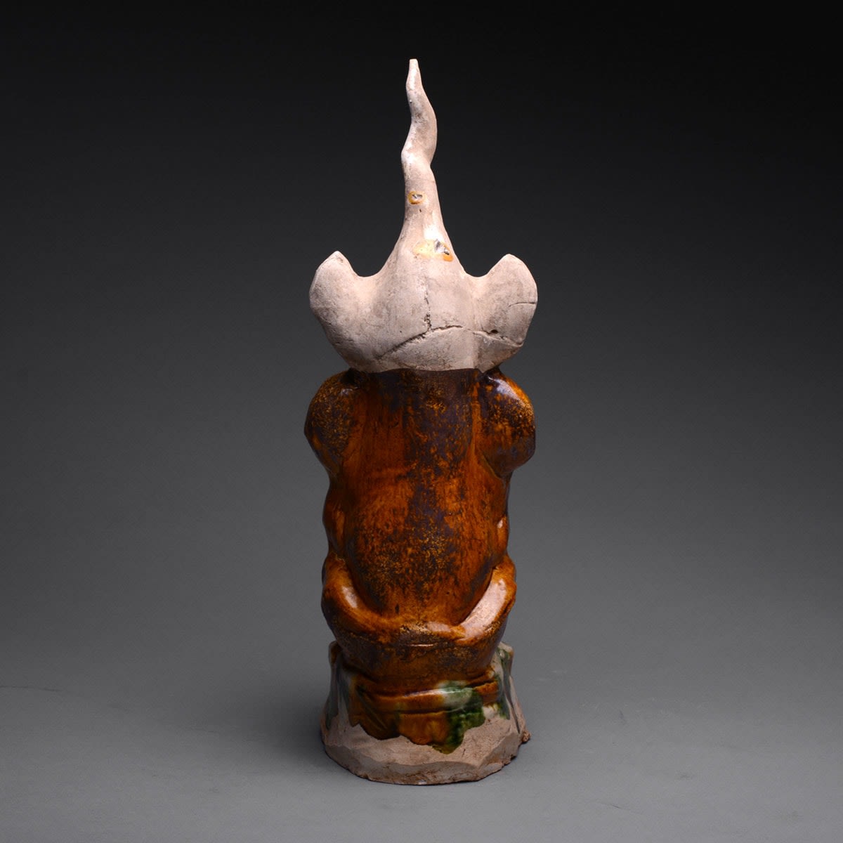 Tang Sancai-Glazed Spirit Guardian, 618 CE - 906 CE