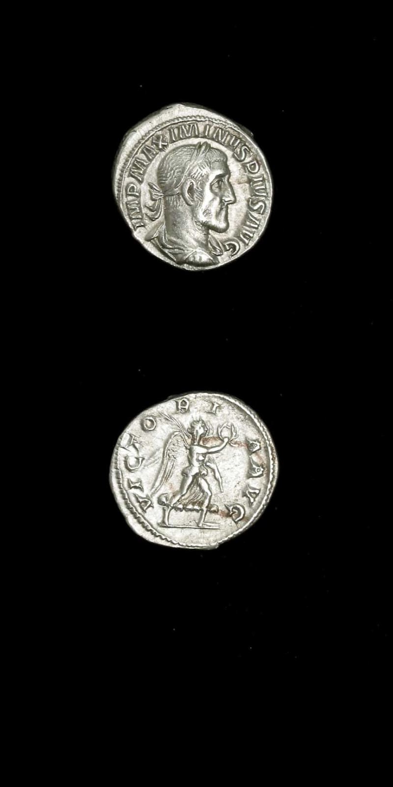 Silver Denarius of Emperor Maximinus I, 235 CE - 238 CE