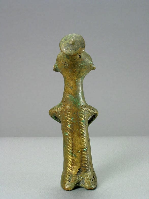 Yoruba Bronze Onile Sculpture, 16th Century CE - 18th Century CE