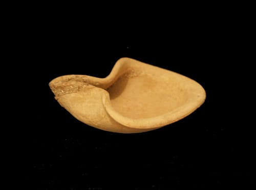 Canaanite Terracotta Oil Lamp, 1000 BCE - 587 BCE