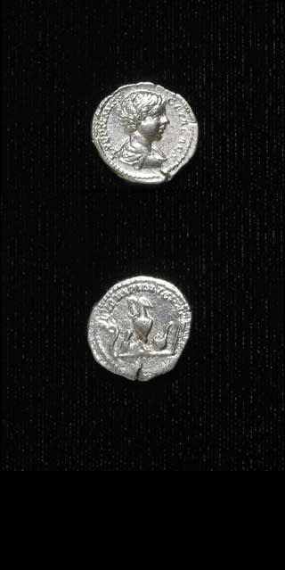 Silver Denarius of Geta Struck While Caesar, 198 CE - 200 CE