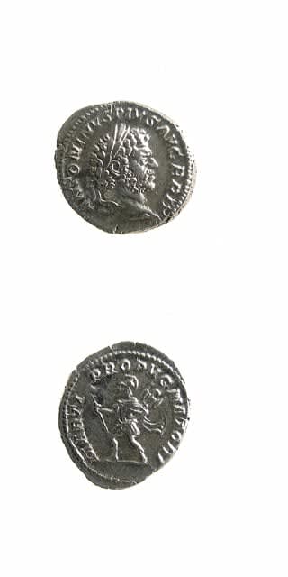 Silver Denarius of Emperor Caracalla, 210 CE - 213 CE