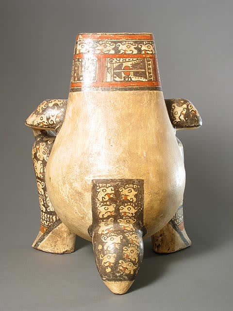 Guanacaste-Nicoya Jaguar Effigy Vessel, 1200 CE - 1550 CE