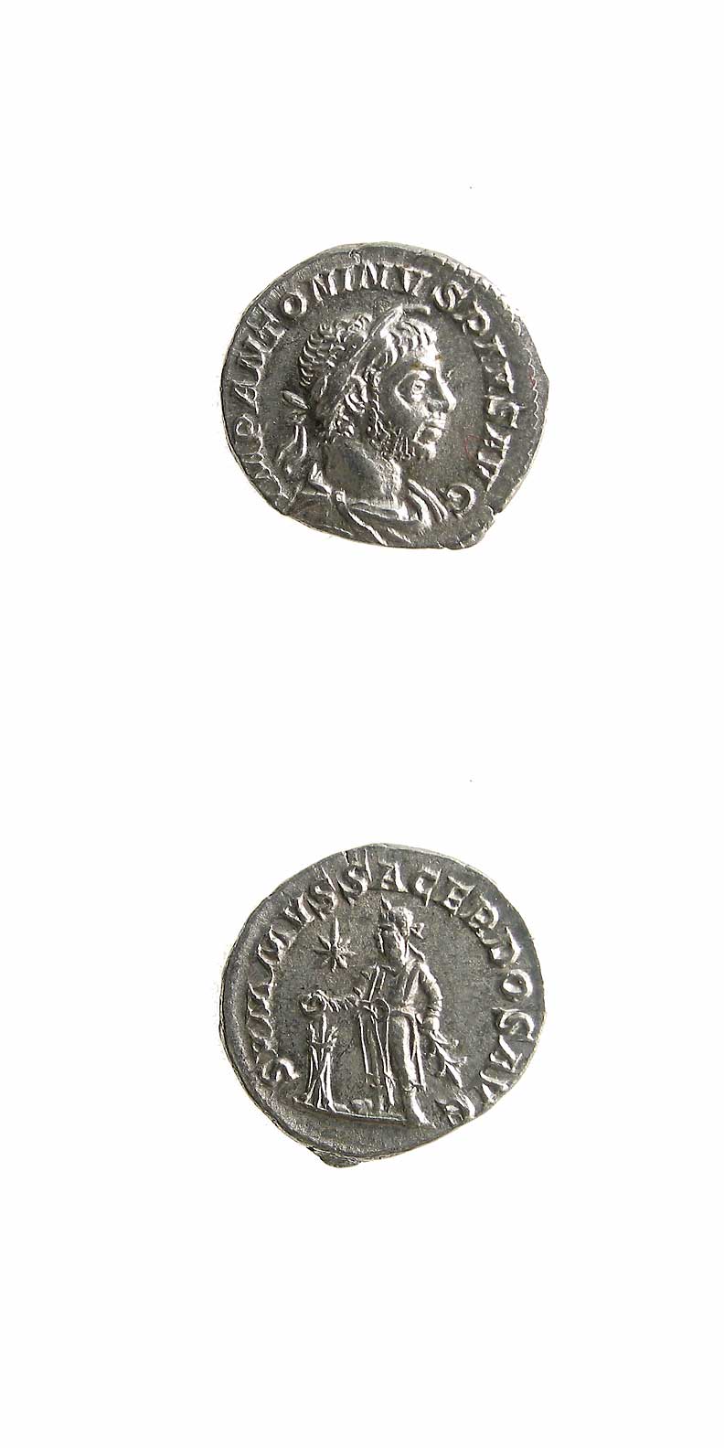Silver Denarius of Emperor Elagabalus, 220 CE - 222 CE