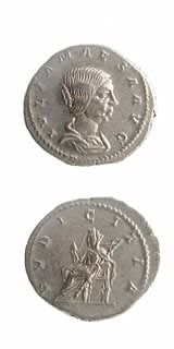 Silver Denarius of Julia Maesa, 218 CE - 225 CE