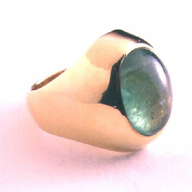 Cabochon Emerald Ring