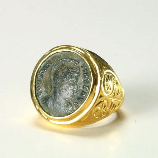 Bronze Coin Of Emperor Constantine The Great, 306 CE - 337 CE