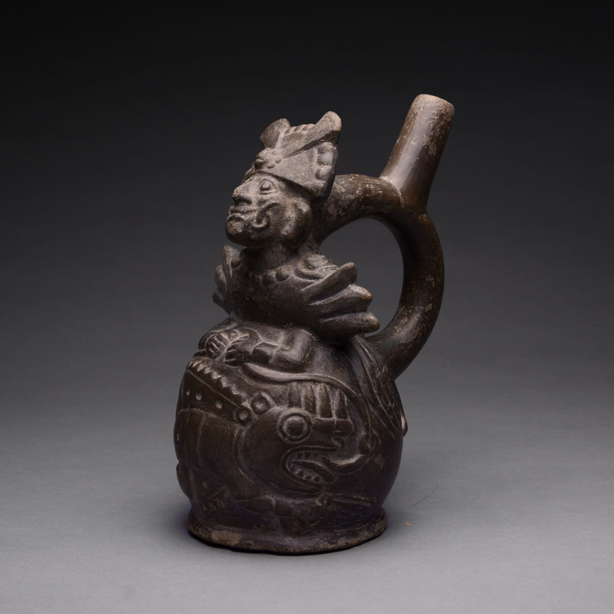 Moche Anthropomorphic Effigy Vessel, 100 CE - 500 CE