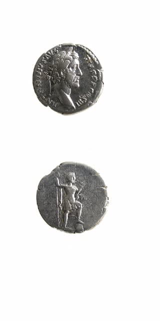 Silver Denarius of Emperor Antoninus Pius, 138 CE - 161 CE