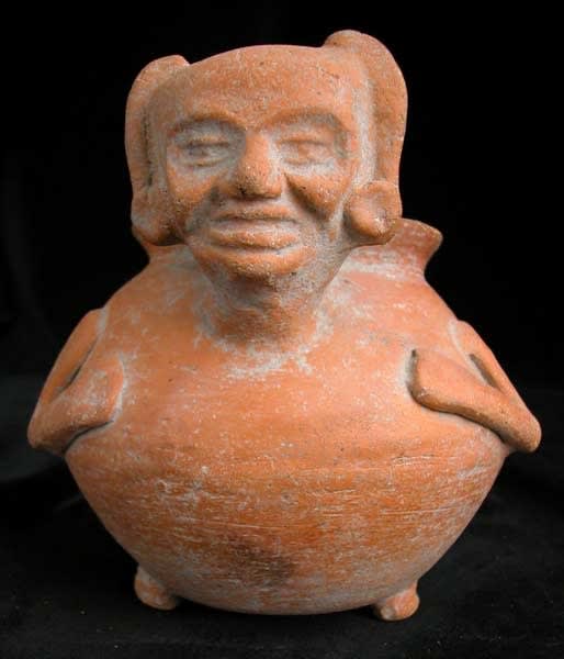 Mayan Human Effigy Bowl, 250 CE - 450 CE