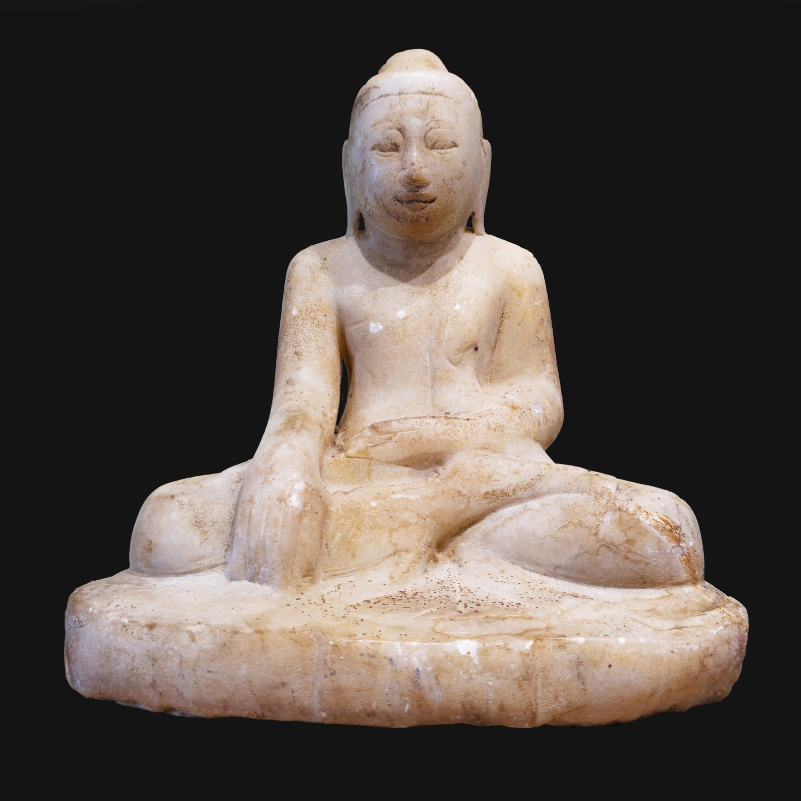Mandalay Marble Seated Buddha, AD 1800 - AD 1900