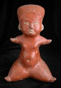 Olmecoid Sculpture of a Seated Woman, 1150 BCE - 550 CE