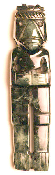 Guanacaste-Nicoya Jade Figure Pendant, 300 BCE - 300 CE
