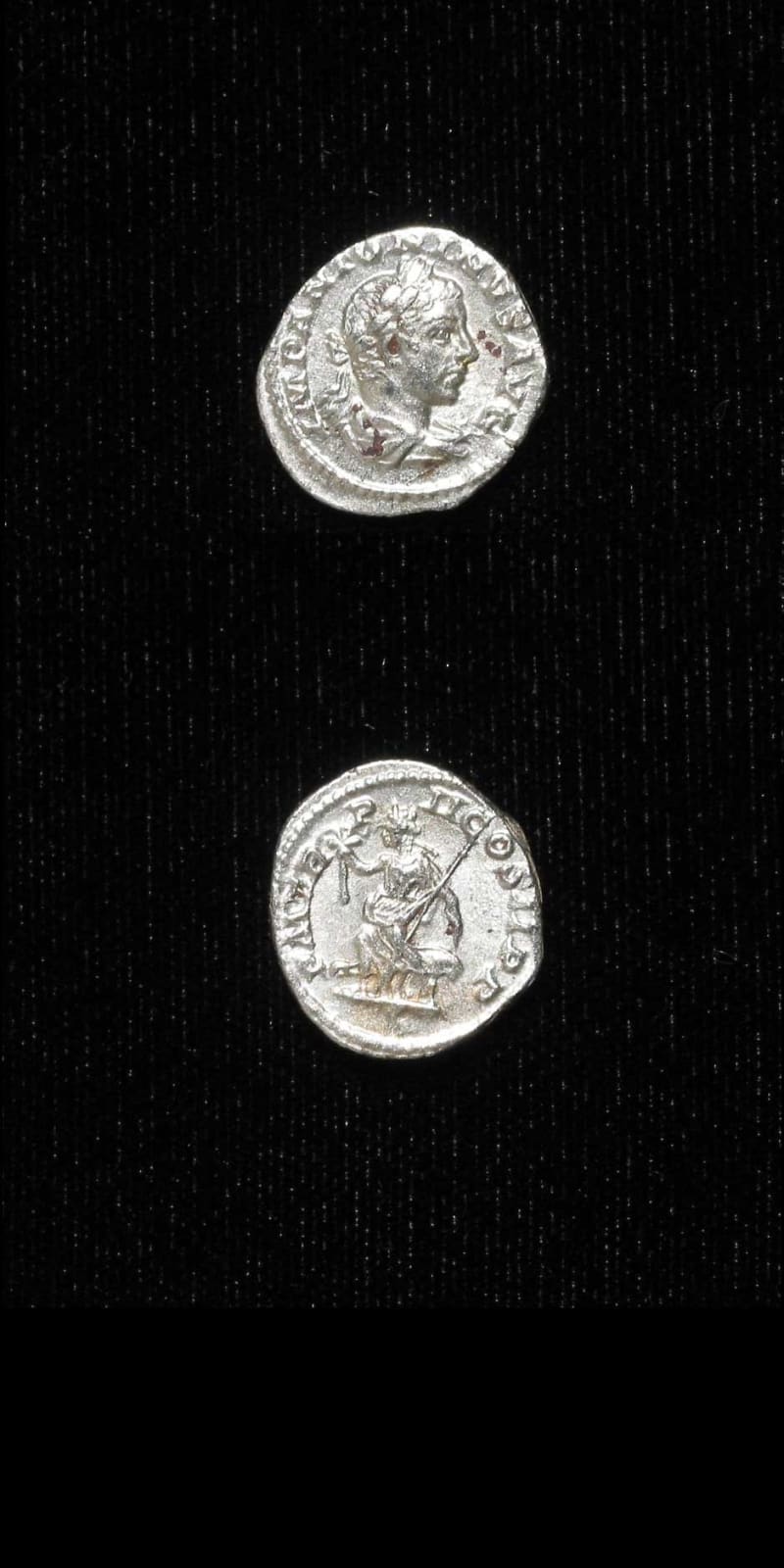 Silver Denarius of Emperor Elagabalus, 219 CE - 220 CE