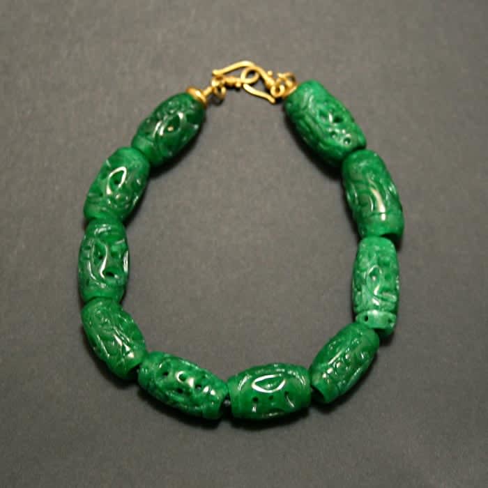 Jade Beaded Bracelet