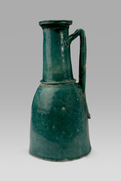 Green-Glazed Ewer, 2nd Century CE - 5th Century CE