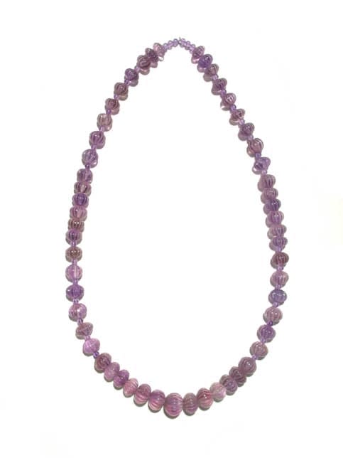 Amethyst Bead Necklace