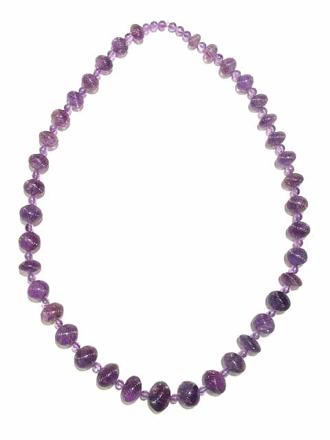 Amethyst Bead Necklace