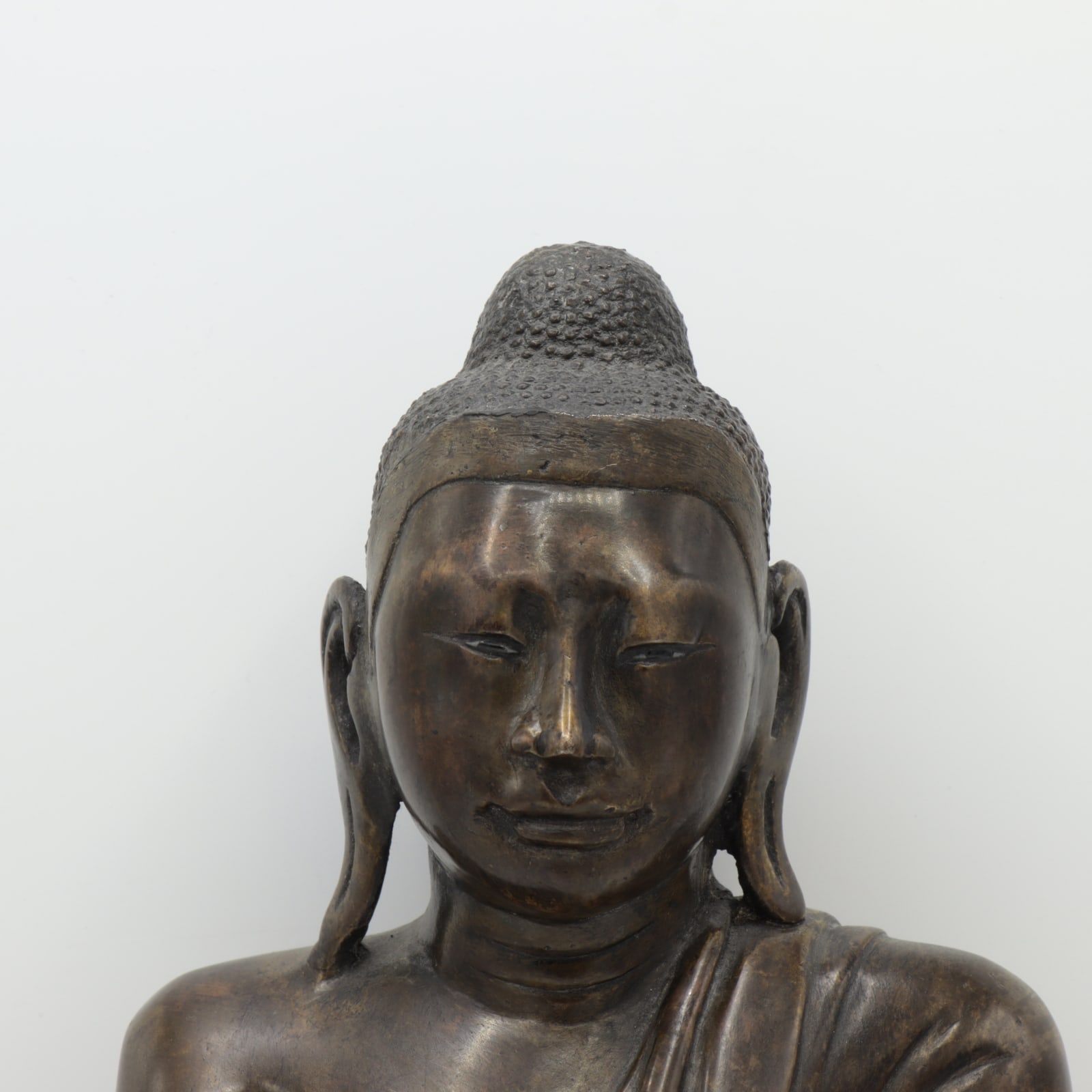 Bronze Statue of a Seated Buddha, 16th - 17th Century CE