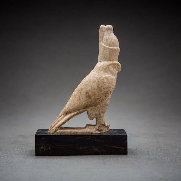 Stone Falcon Horus Figure, 664 BCE - 525 BCE