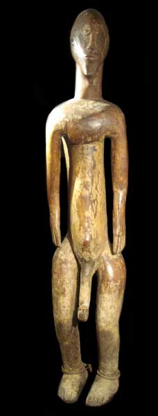 Bete Wooden Sculpture of a Man, 1900 CE - 1930 CE