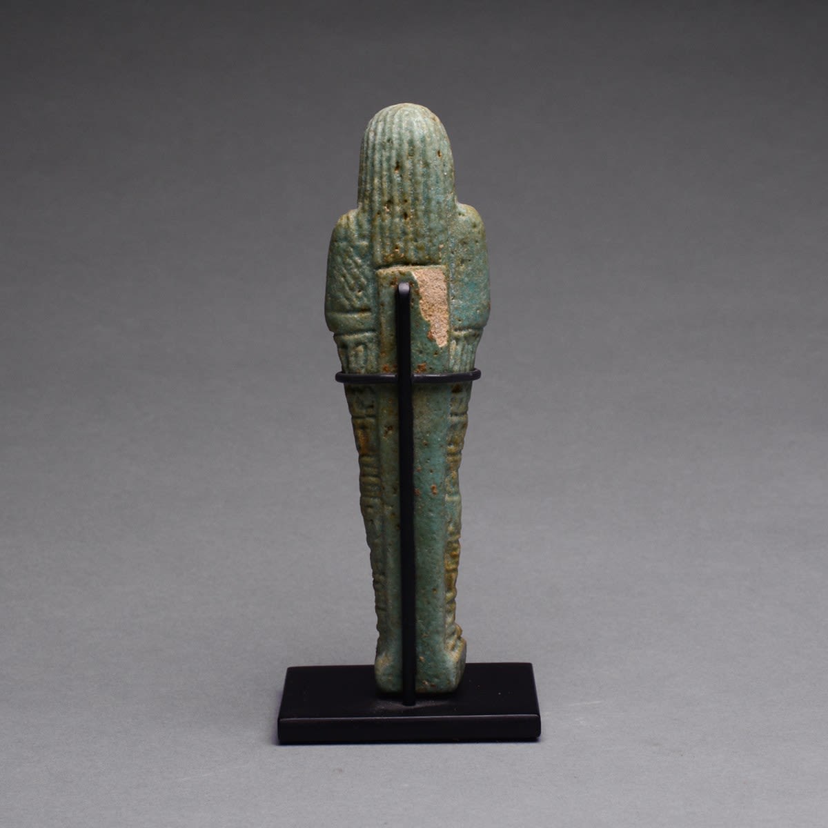 Faience Ushabti of the 26th Dynasty, 664 BCE - 525 CE