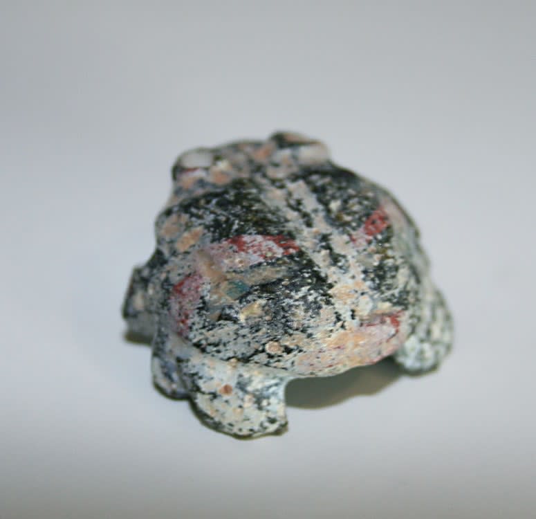 Egyptian MiniatureFrog Amulet, 600 BCE - 300 BCE