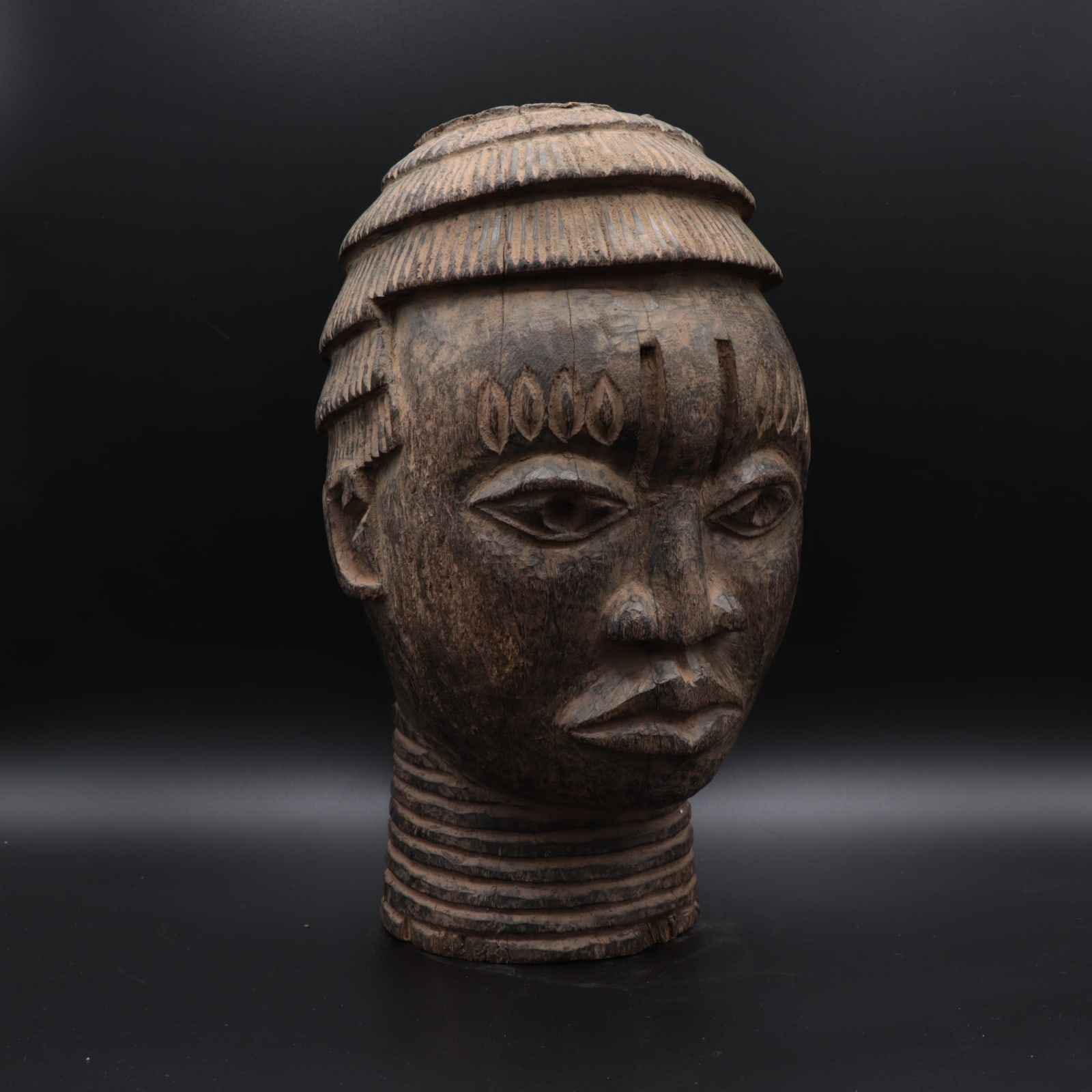 Benin Wooden Head, early 20th century CE