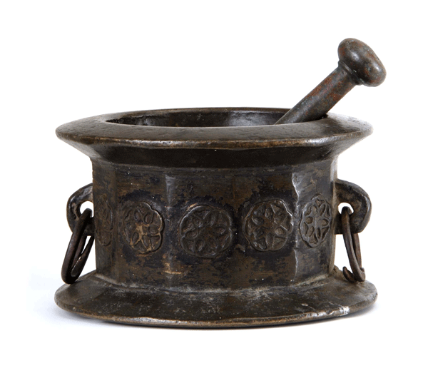 Bronze Mortar & Pestle, 12th Century CE - 13th Century CE