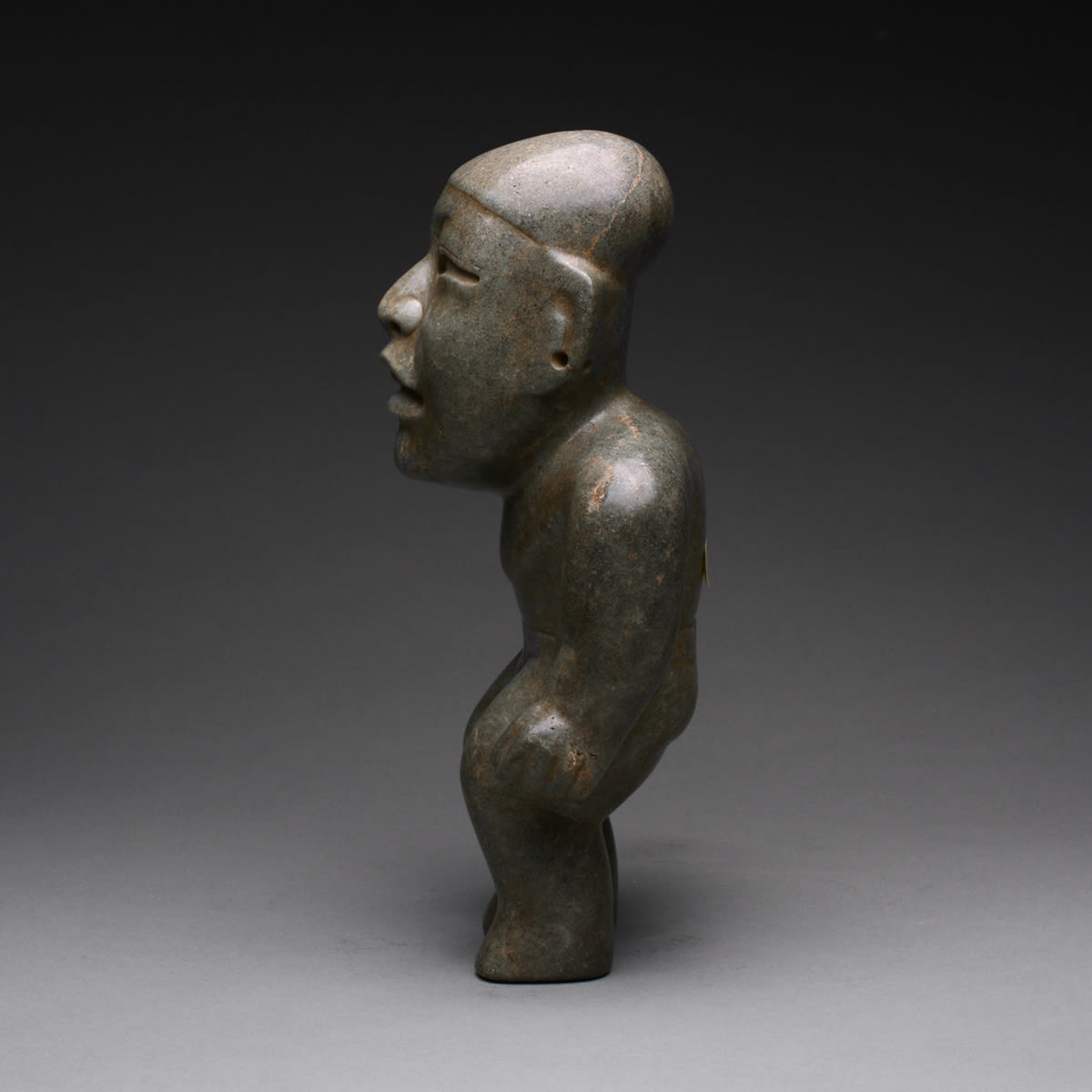 Olmec Jade Figure, 1200 BCE - 600 BCE