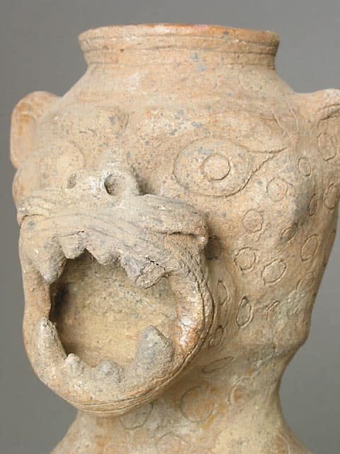 Guanacaste-Nicoya Jaguar Effigy Vessel, 500 CE - 1000 CE