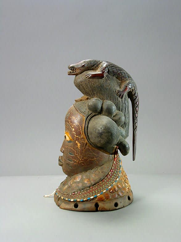 Yoruba Wooden Headdress Mask, 20th Century CE